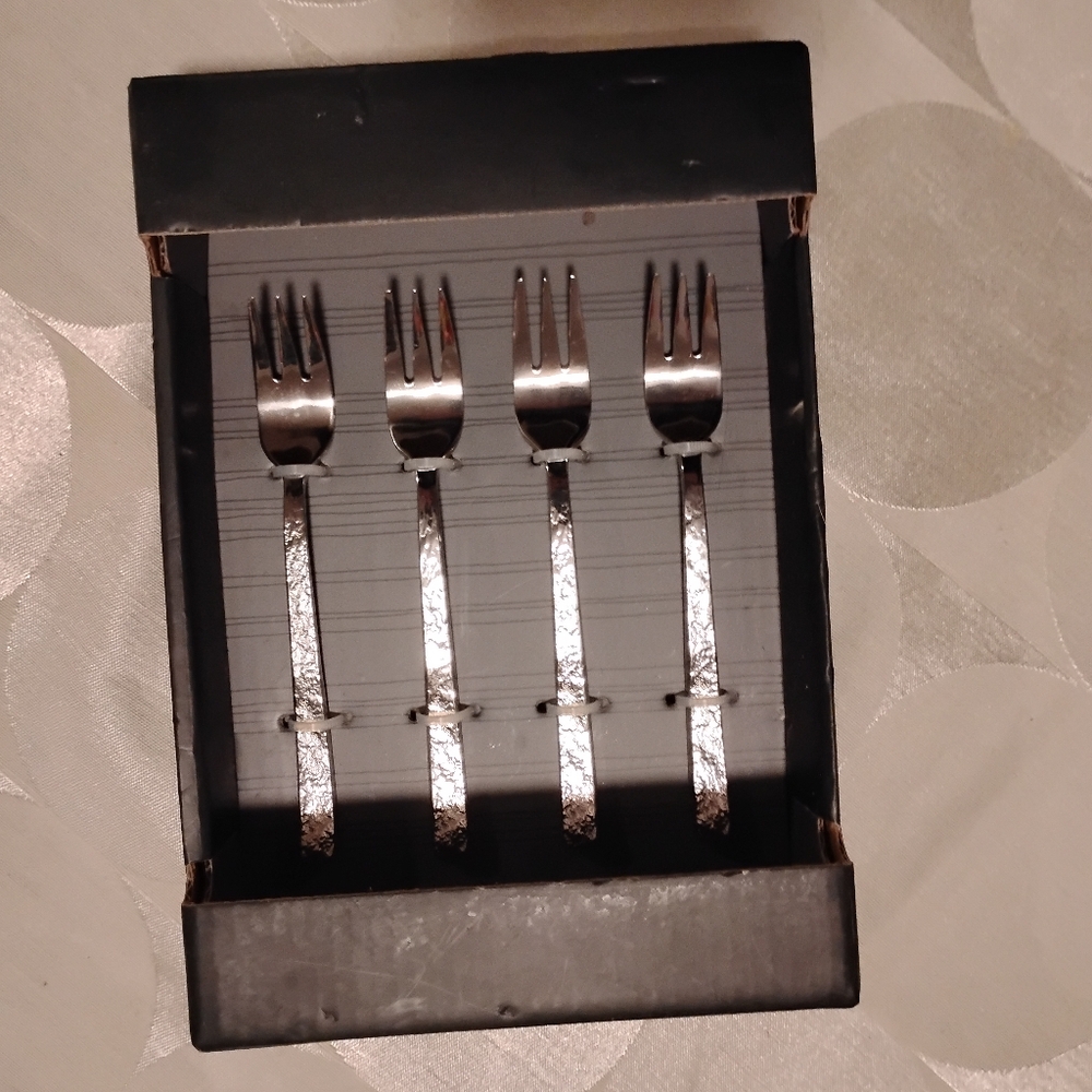 Elegant Silver Fork Set